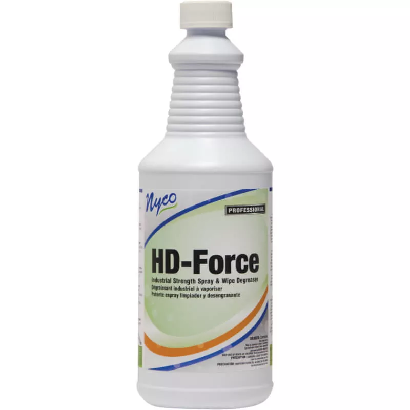 (12) HD-Force Industrial Strength Spray & Wipe Degreaser 32 oz