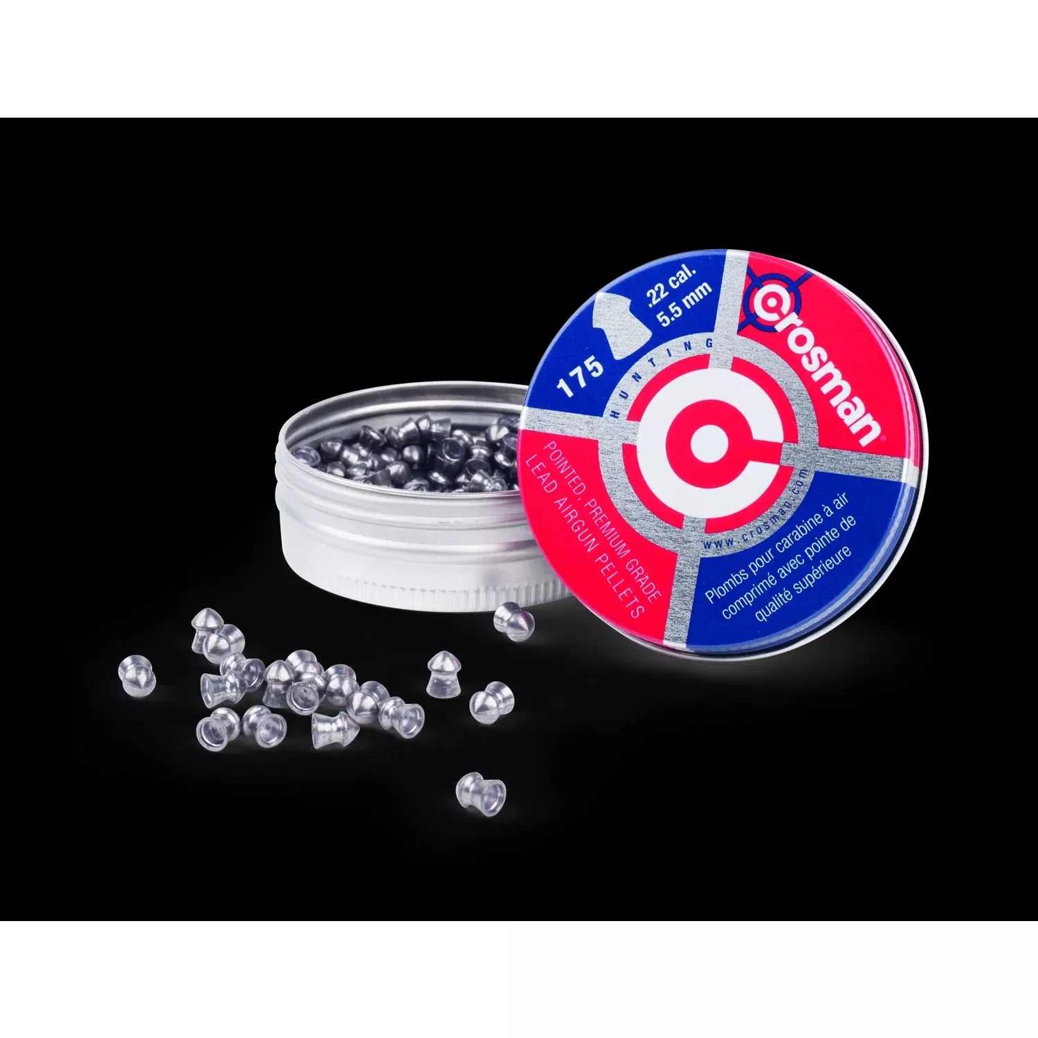.22 Cal. Pointed 7.4 Grain Pellet Ammunition (175-pack) Ea