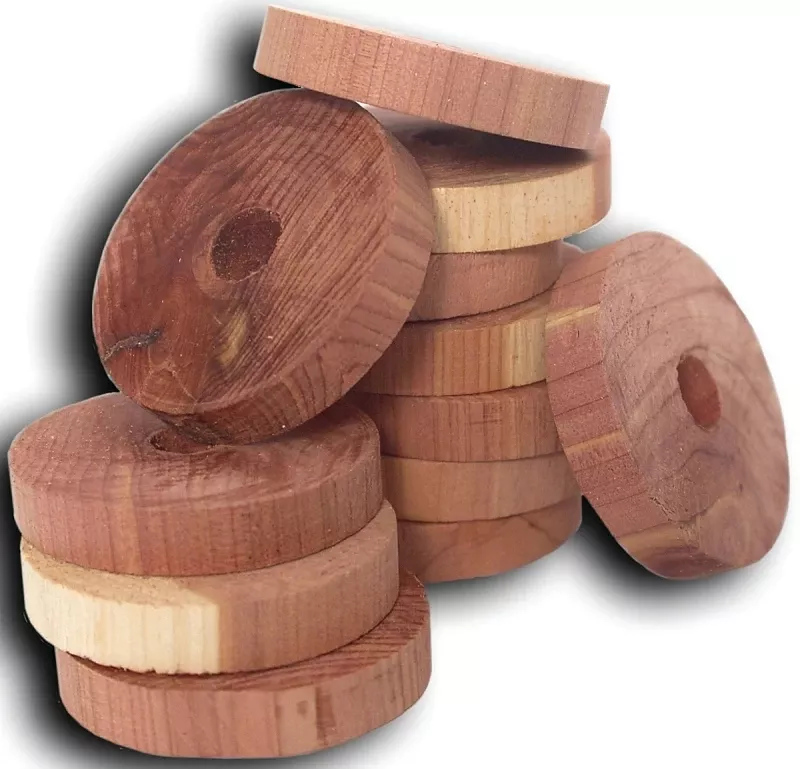 .375 In. H. X 2 In. Dia. Cedar Hanger Rings (6-pack) Ea
