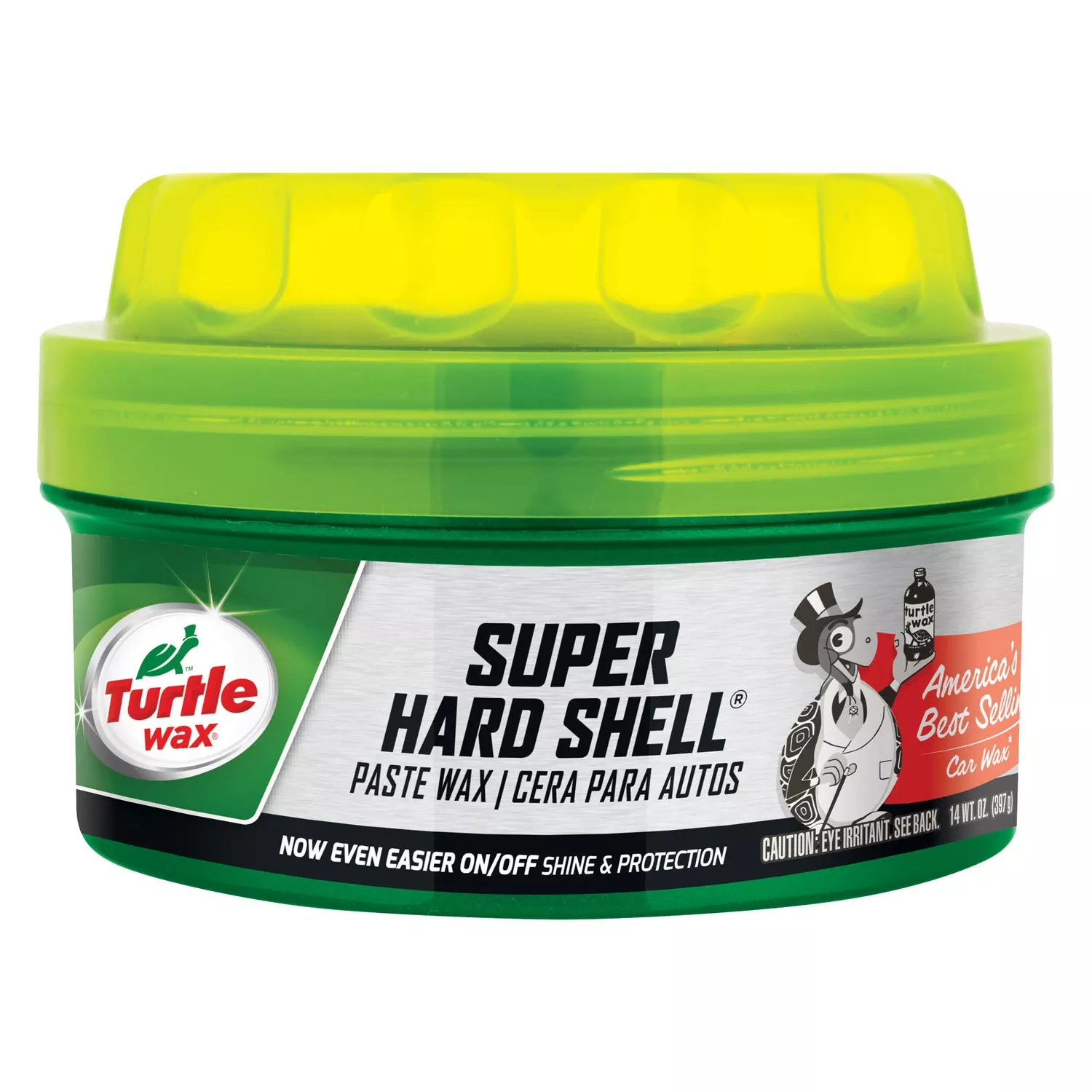 Super Hard Shell Paste Car Wax 14 Oz - Maximum Shine & Protection Ea
