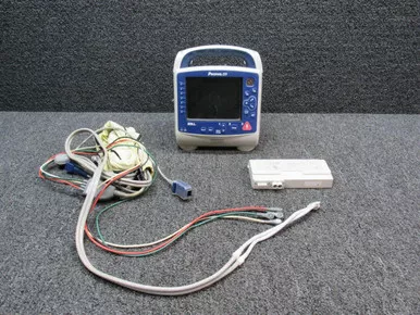 Zoll Propaq MD Monitor / Defibrillator Unit W/ Trunk Cable, NIBP Hose, & Extra Battery